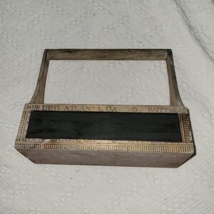 Vintage Wooden Handled Box